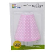 Wholesale - KIDS PINK POLKADOT SHADE NIGHTLIGHT C/P 6, UPC: 784857665987